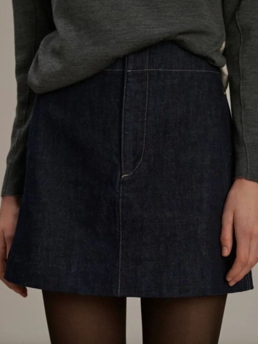 soeur Denim Mini Skirt Size 34